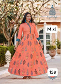 Premium Rayon Printed Full-Length Gown